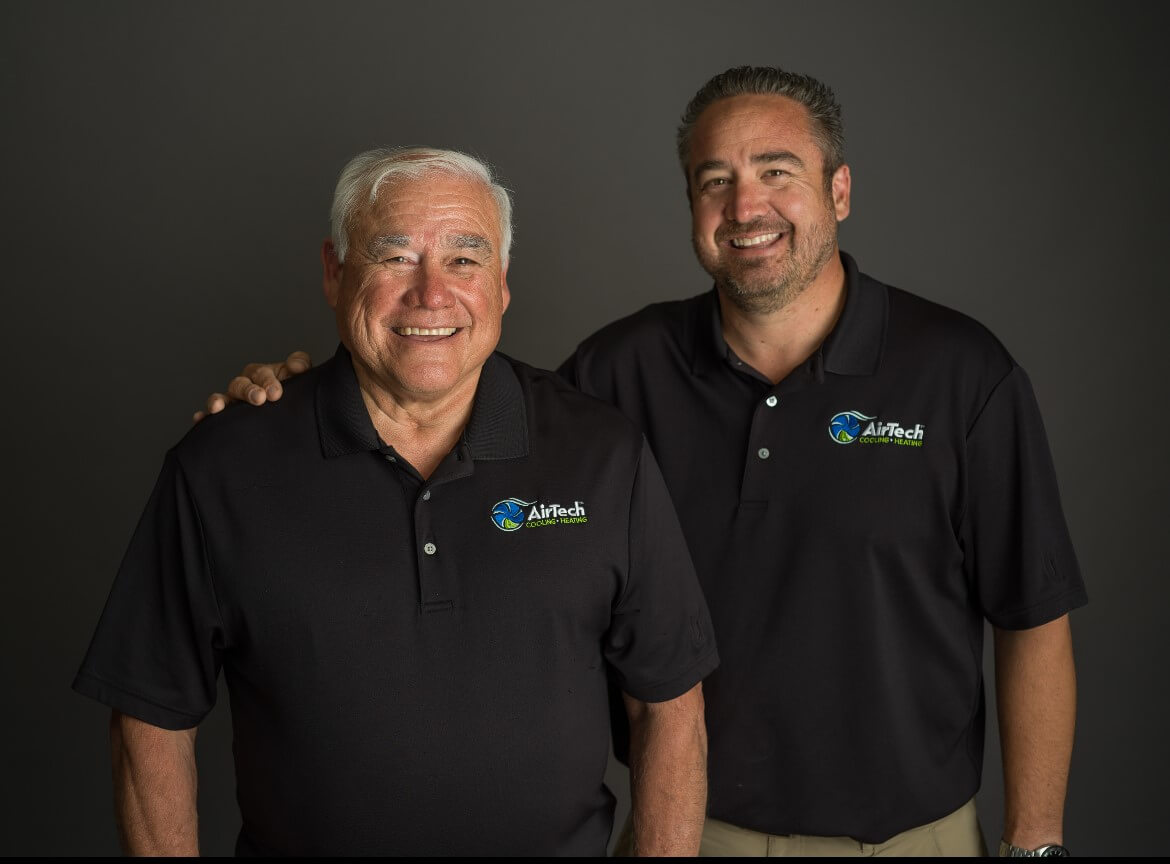 photo of Rod Rodriguez, Comfot Advisor, and Larry Rodriguez, Founder of AirTech