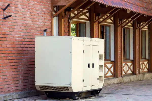 a Pasadena, CA home with a generator installed outside